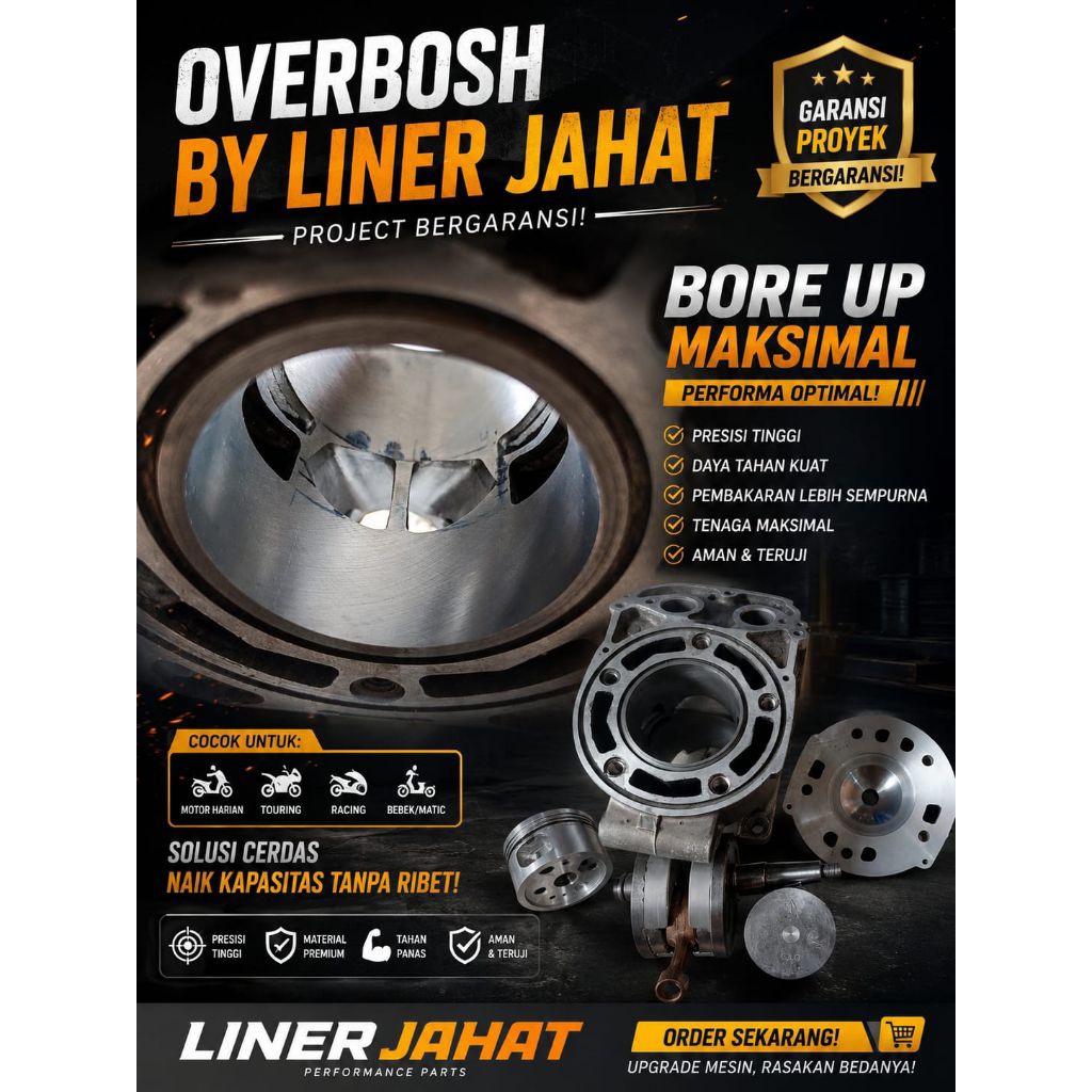 BORING NINJA KIPS OB DOMFENG LINER JAHAT CIMAHI ORI PRODUK