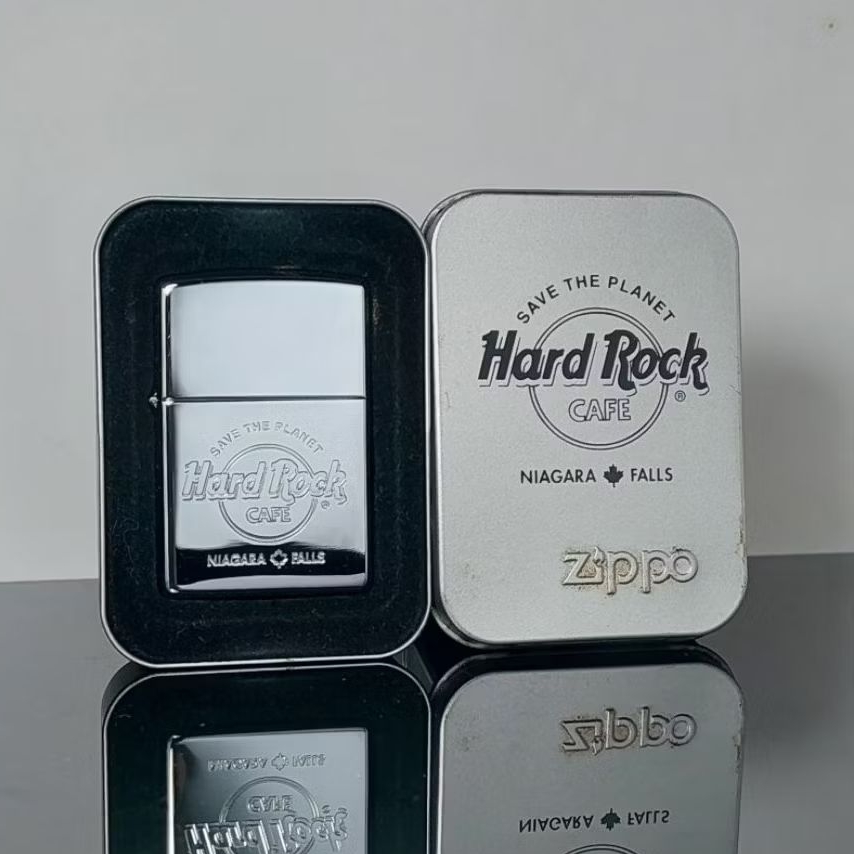 ZIPPO HARD ROCK CAFE NIAGARA FALLS OFFICIAL LICENSED PRODUCT TAHUN XVI / 2000