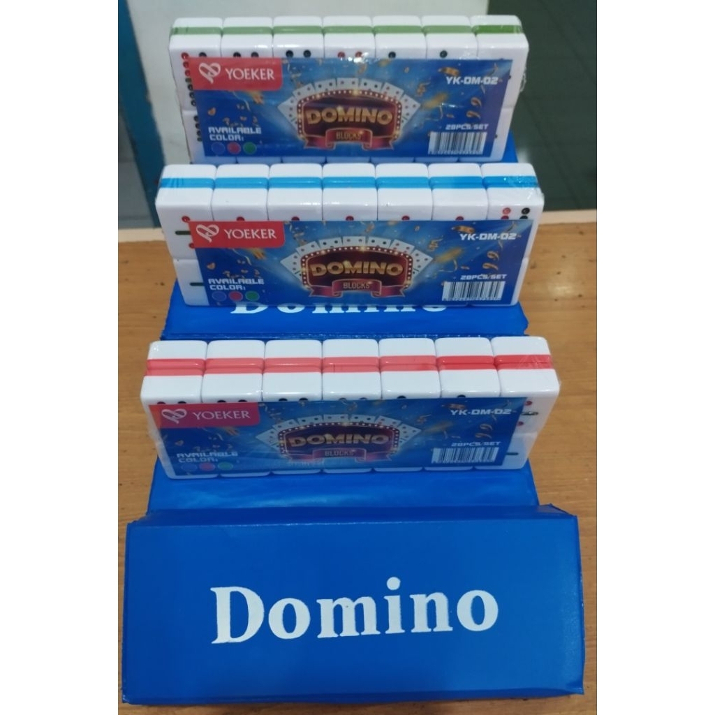 Batu Domino Dompet YOEKER  28 pcs / Set Domino Playing Tiles YOEKER