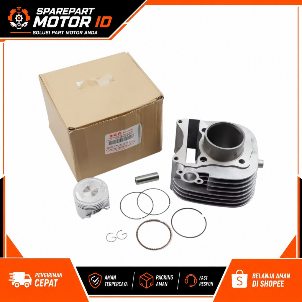 Blok Seher Mesin Motor Suzuki Spin 125 & Skydrive 125 Sparepart Motor