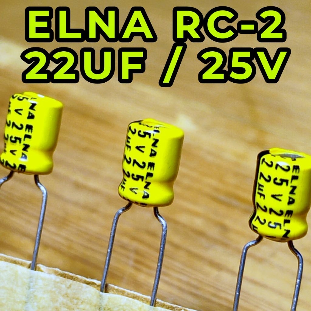 Elco 22uf 25V ELNA RC-2 Original bodi mini