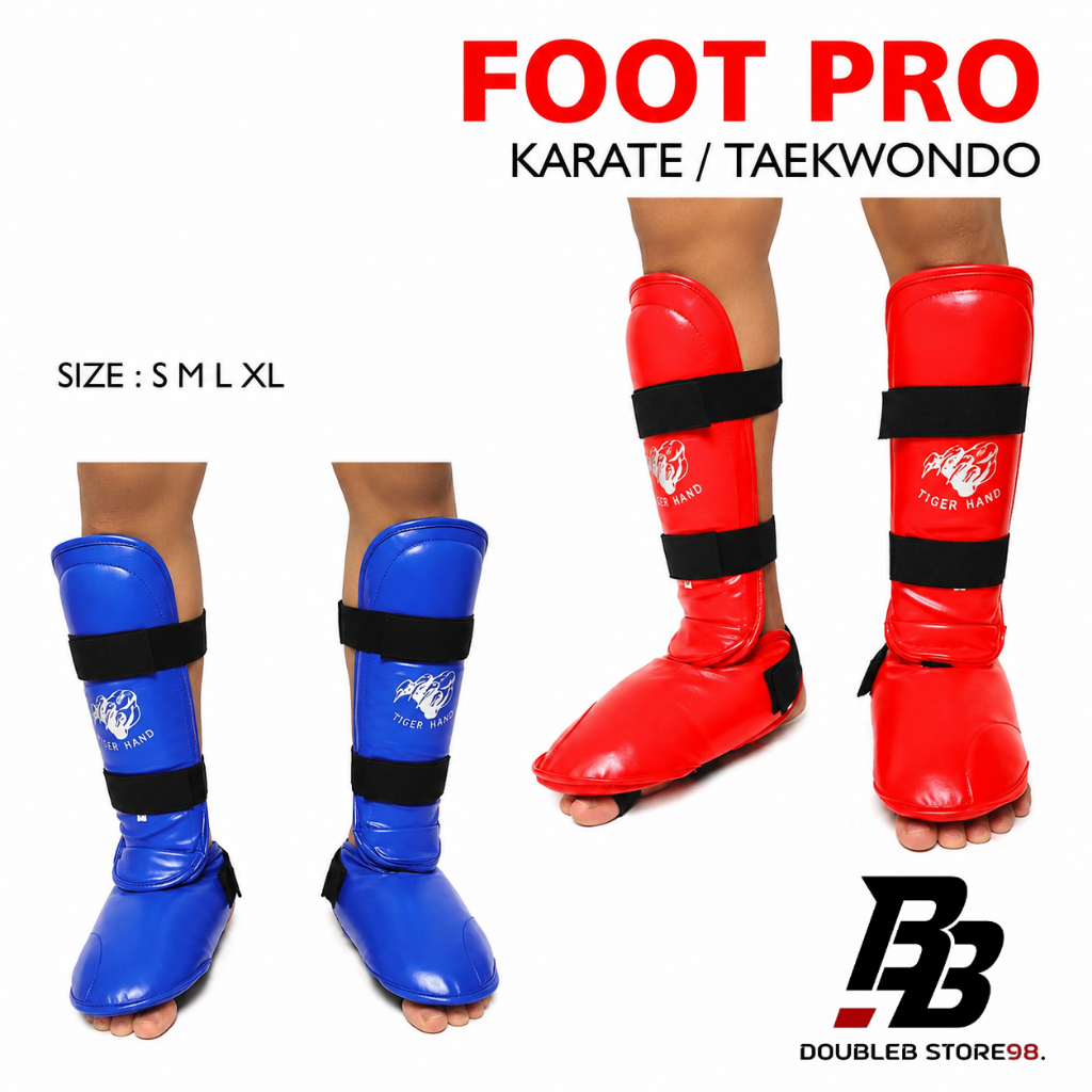 FOOT PRO TAEKWONDO Pelindung Kaki Karate Taekwondo / Foot Protector Karate Taekwondo / Sepatu karate