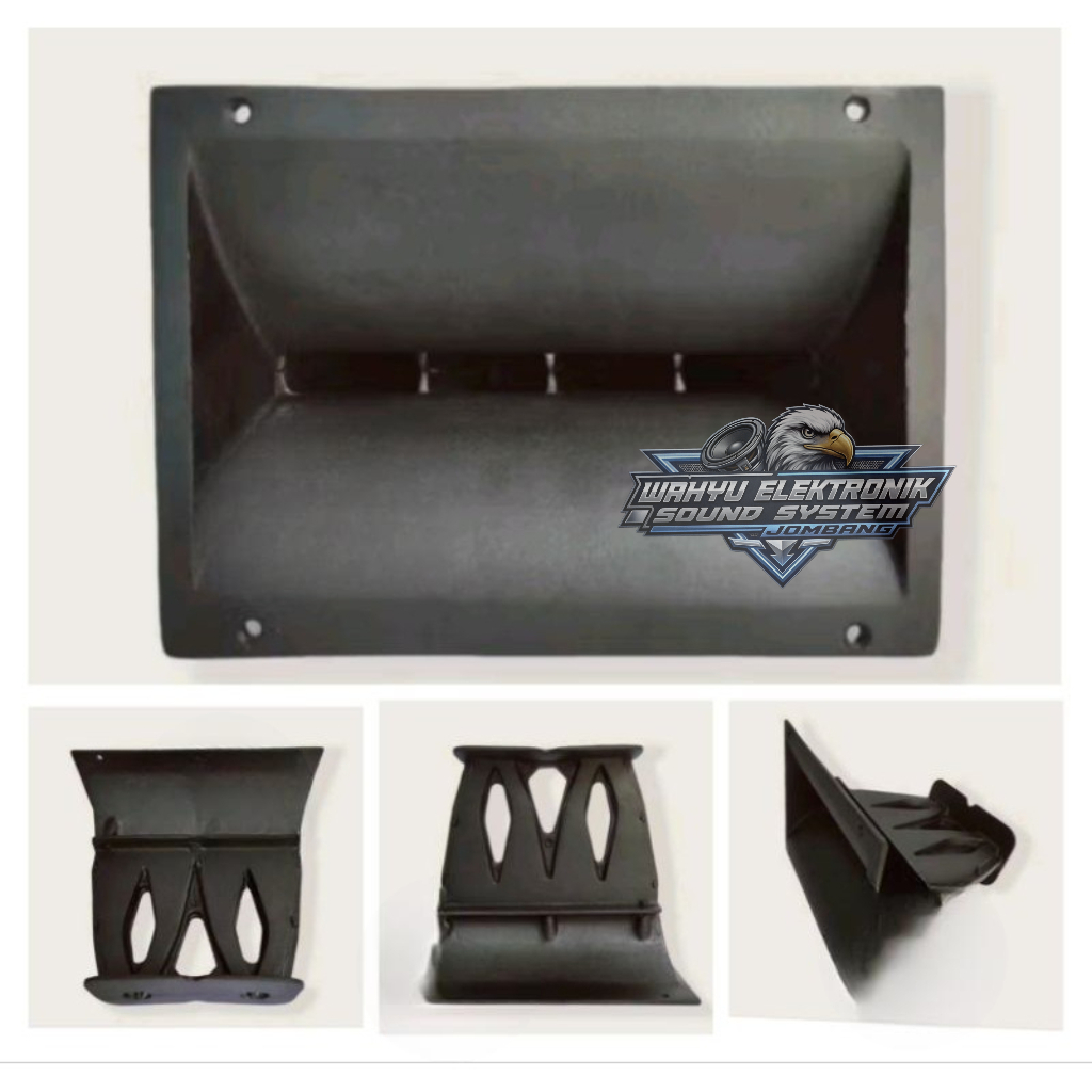 Horn Tweeter Line Array Model VERA dobel 19x26cm / Corong Twiter Bahan Diral Cor Almunium