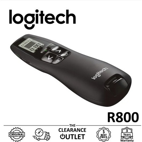 Laser Pointer Logitech R800 Laser Presentation Remote Original Hijau