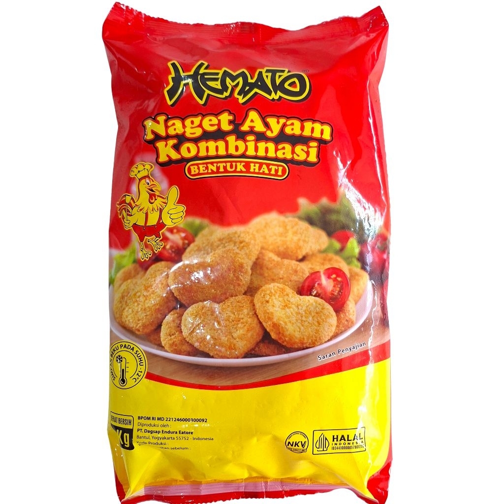 Hemato Nugget Ayam Bentuk Hati 1 Kg