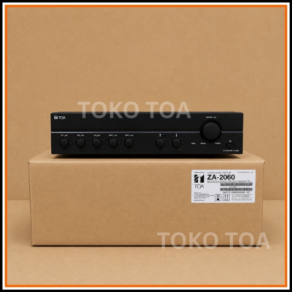 ZA-2060 POWER MIXER AMPLIFIER ZA 2060 60 WATT AMPLI TOA ZA-2060