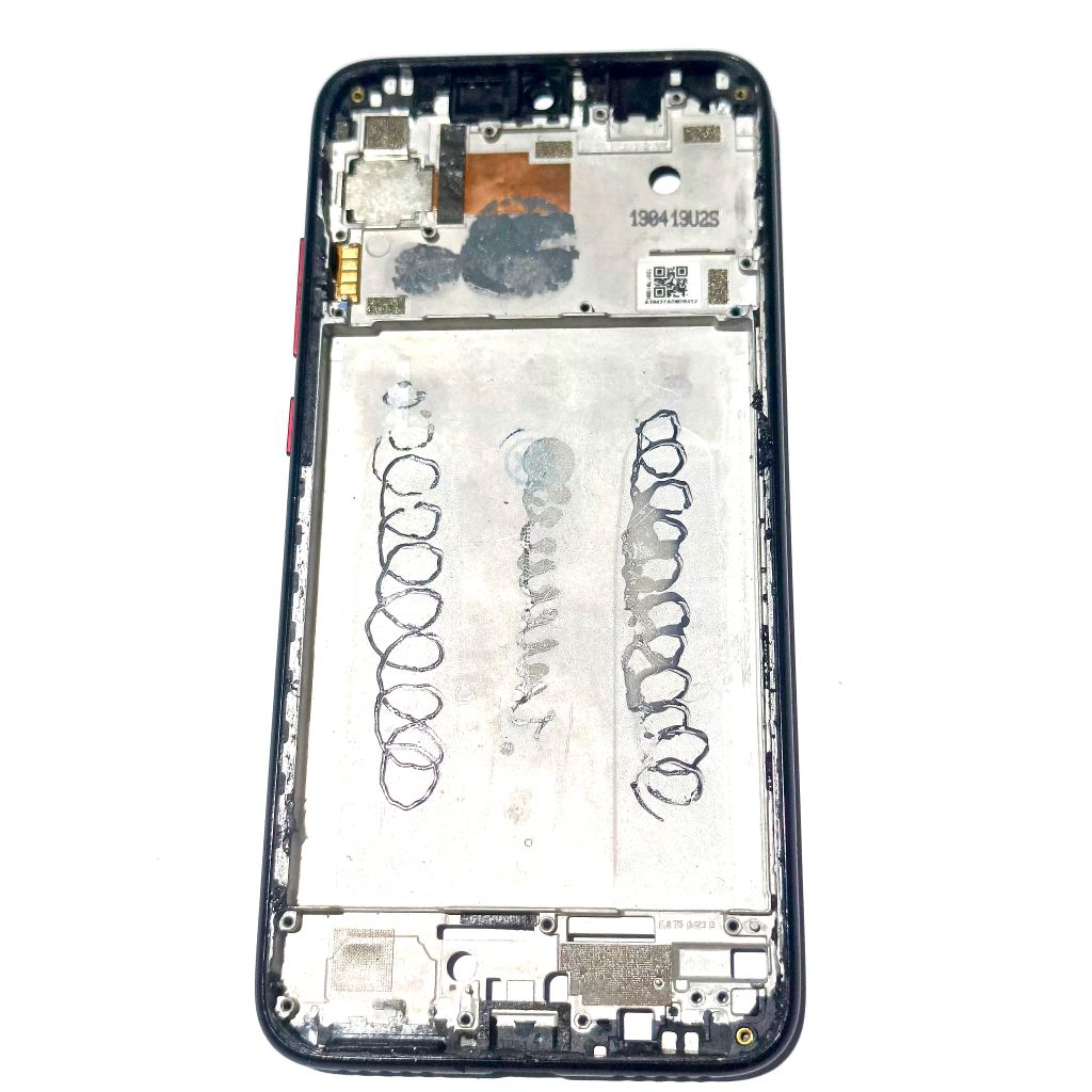 FRAME TULANG TENGAH RANGKA HOUSING LCD REDMI NOTE 7 NORMAL ORIGINAL COPOTAN