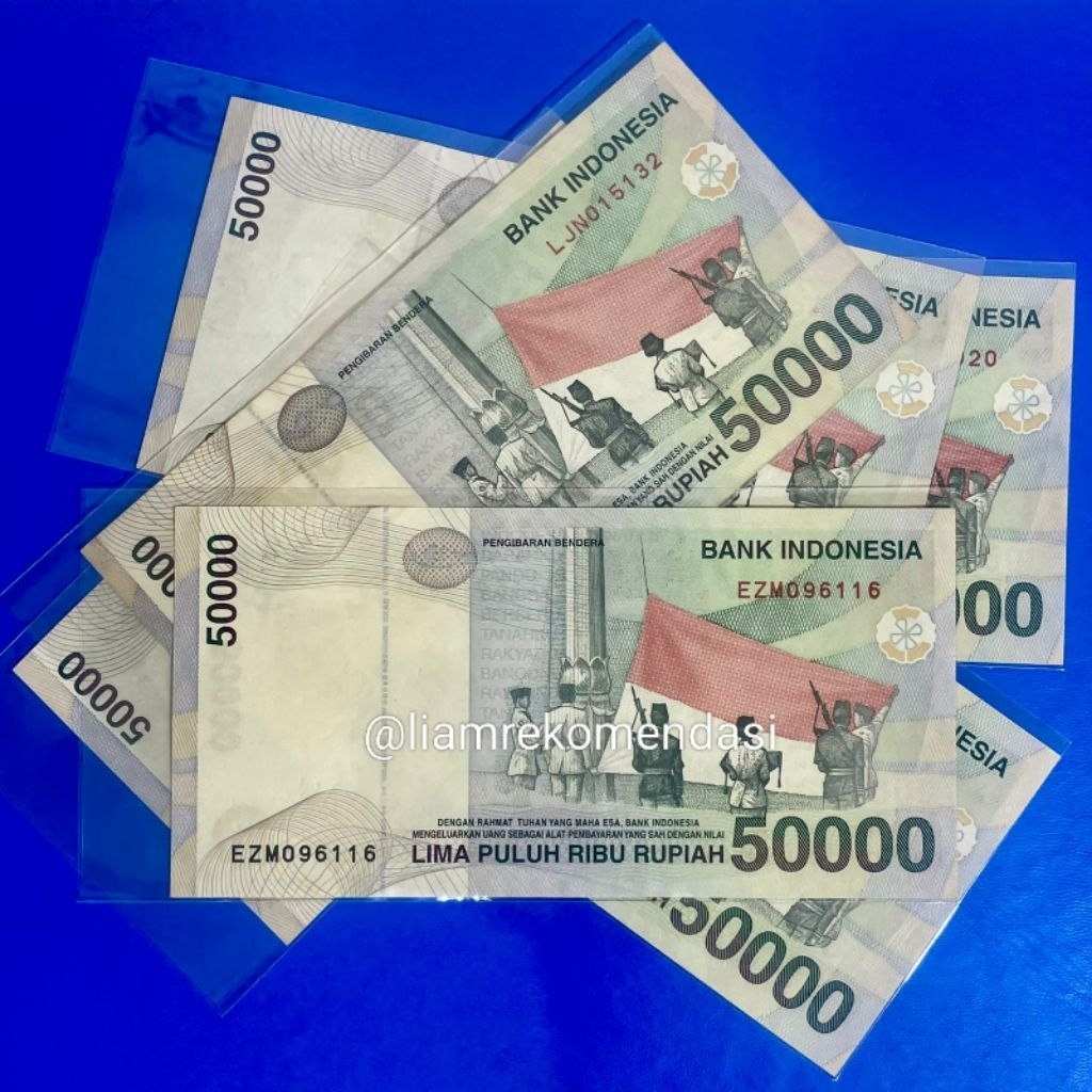 Koleksi WR Supratman 50 Ribu 1999 Kondisi Gress Mulus