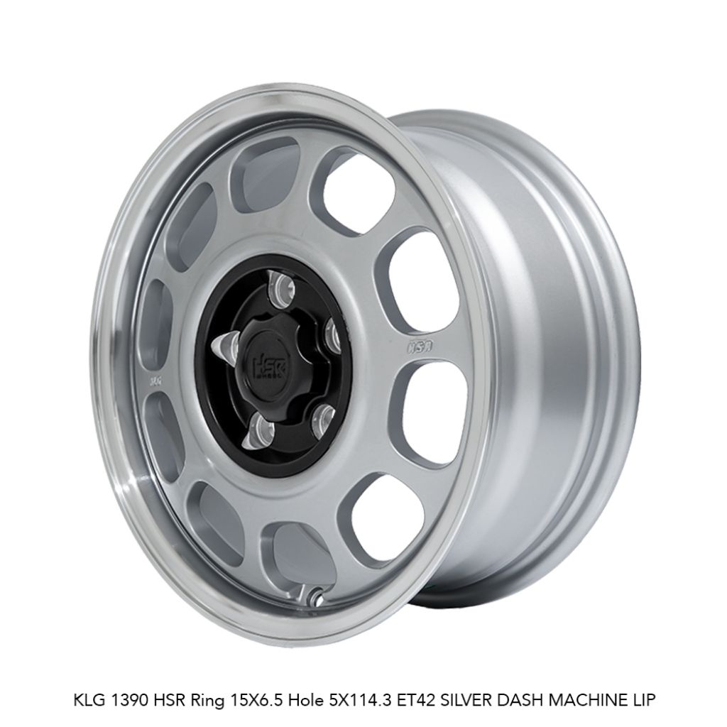 Velg Mobil Kaleng HSR KLG R15 Original Pelek Mobil Luxio Wuling Cortes Ertiga Grandmax L300 Warna Si