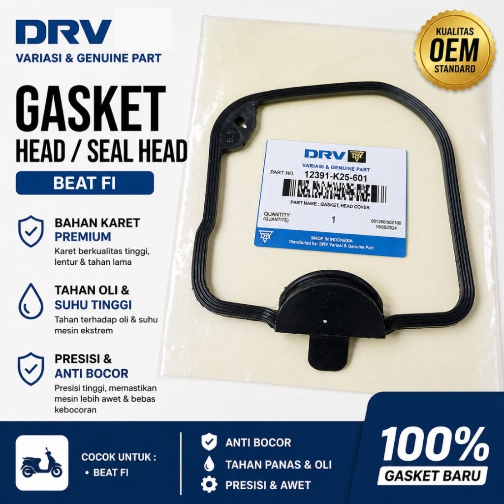 Gasket head cover beat fi scoopy FI K25