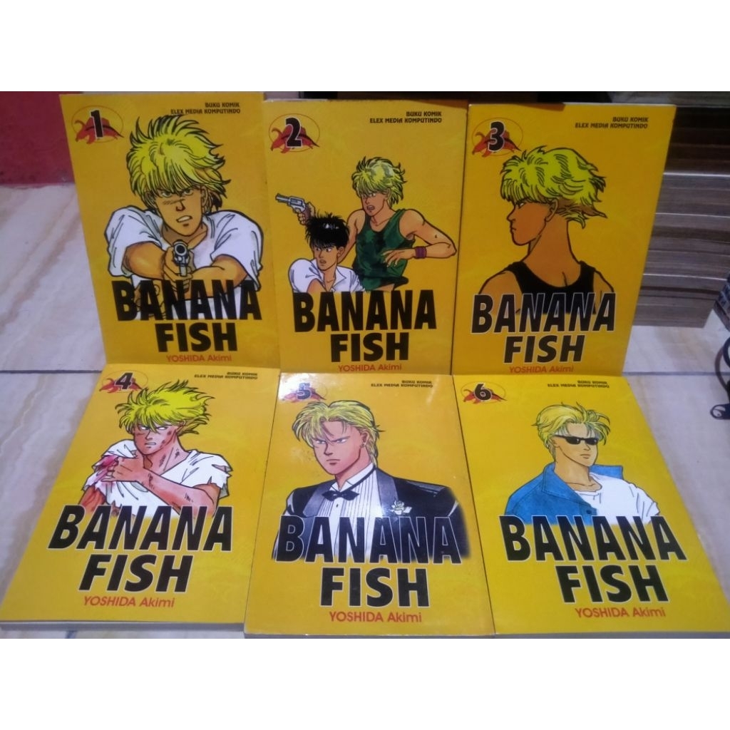 Komik Banana Fish 1-6 kolpri