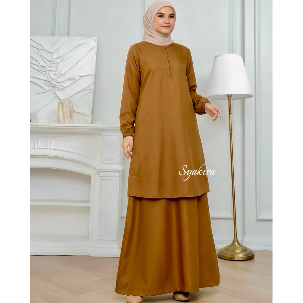 SS SYAKIRA x HURAIYAH GAMIS  TOYOBO kurung melayu  kerja pemda asn  busui pdh seragam PNS pegawai pn