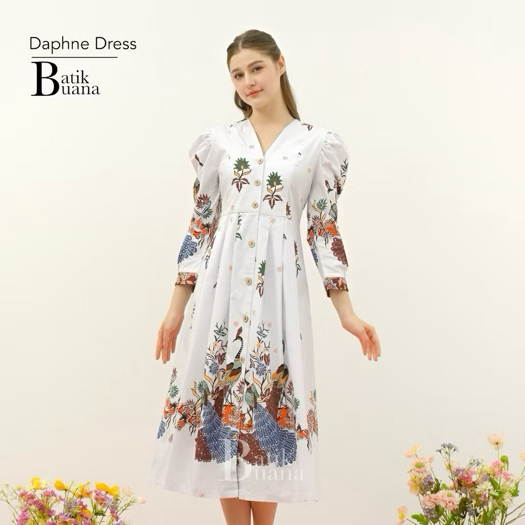 terusan batik premium wanita