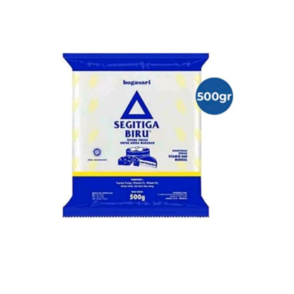 Tepung segitiga biru 500 gr