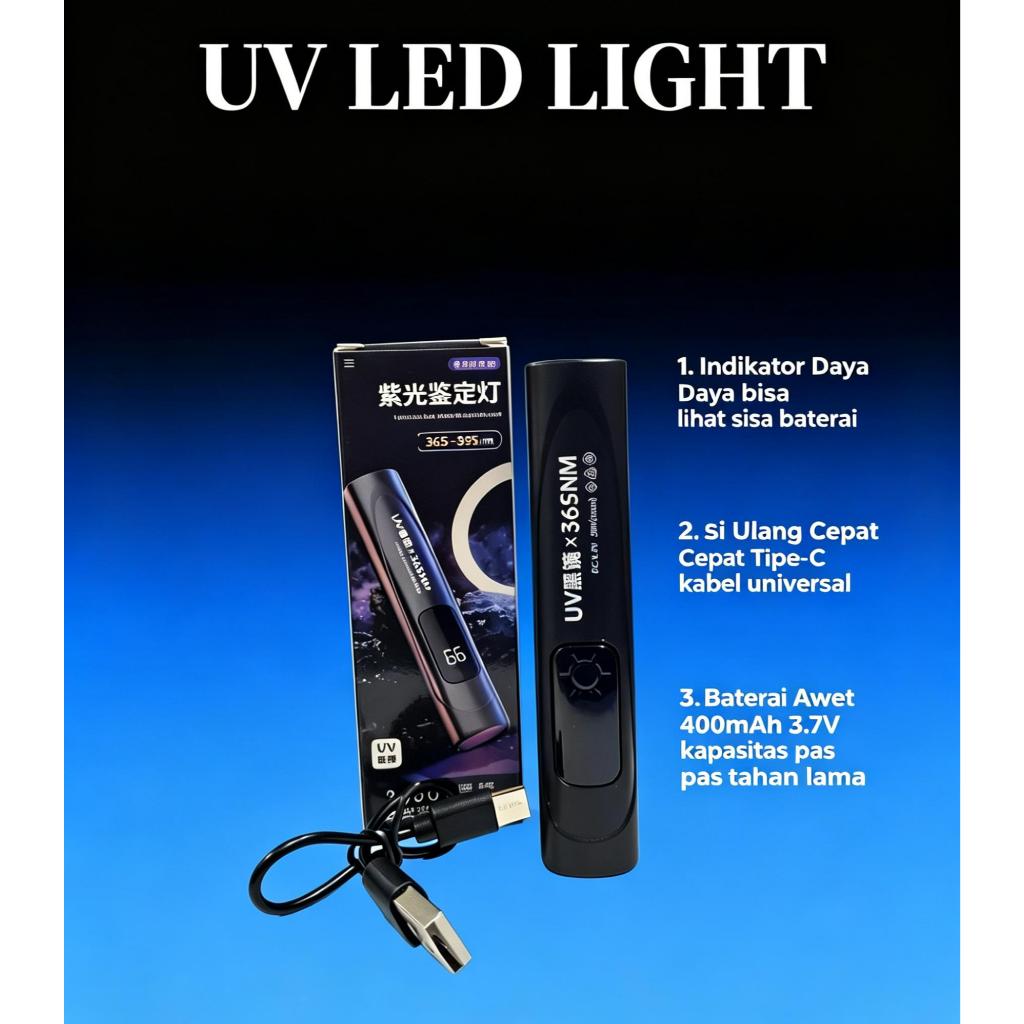 SENTER UV 365NM L-49 5W 400mAh TYPE-C INPUT