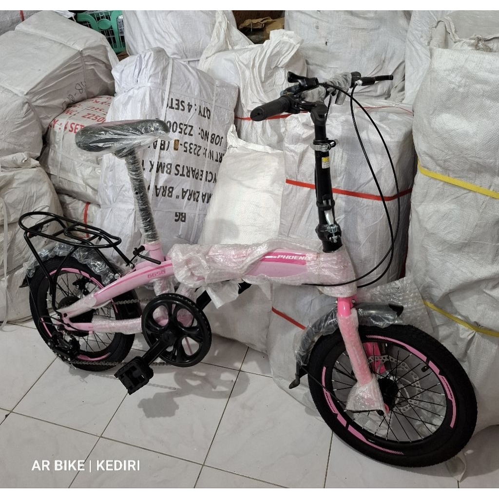 SEPEDA LIPAT 16 NEW PHOENIX 7 Speed Cakram Boncengan
