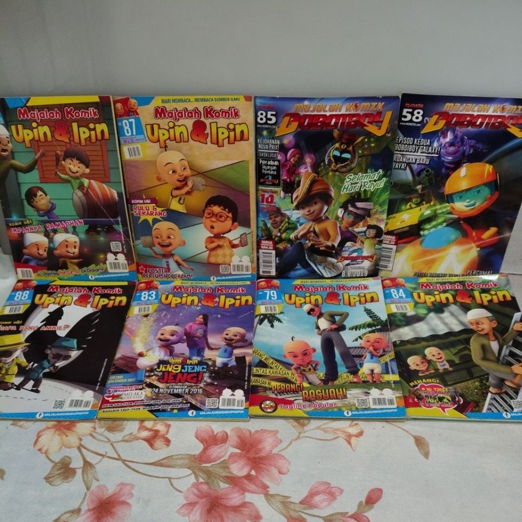 Majalah Komik Upin & ipin