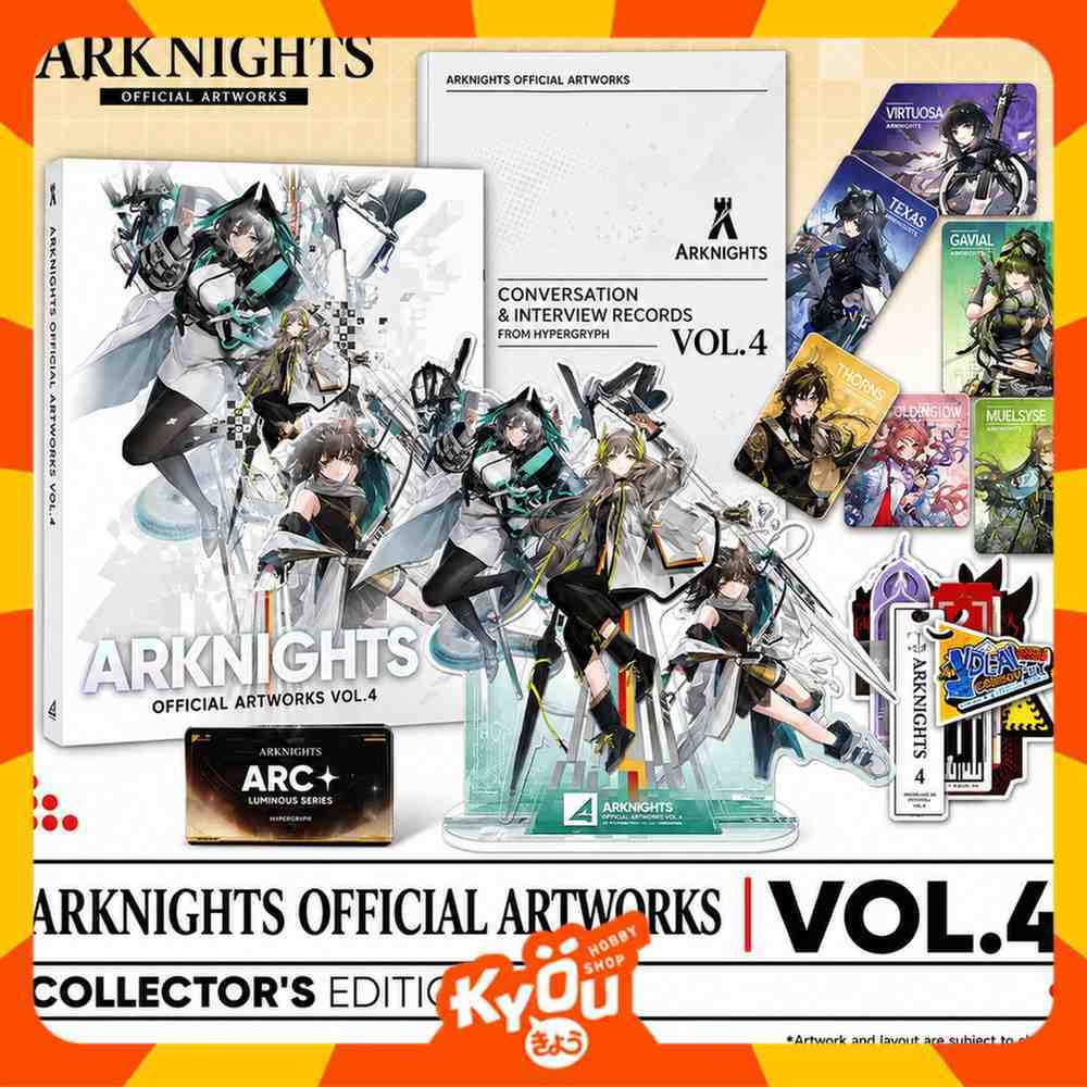 [with Bonus] Arknights Official Artworks Artbook Vol. 4 Special Box Ver.