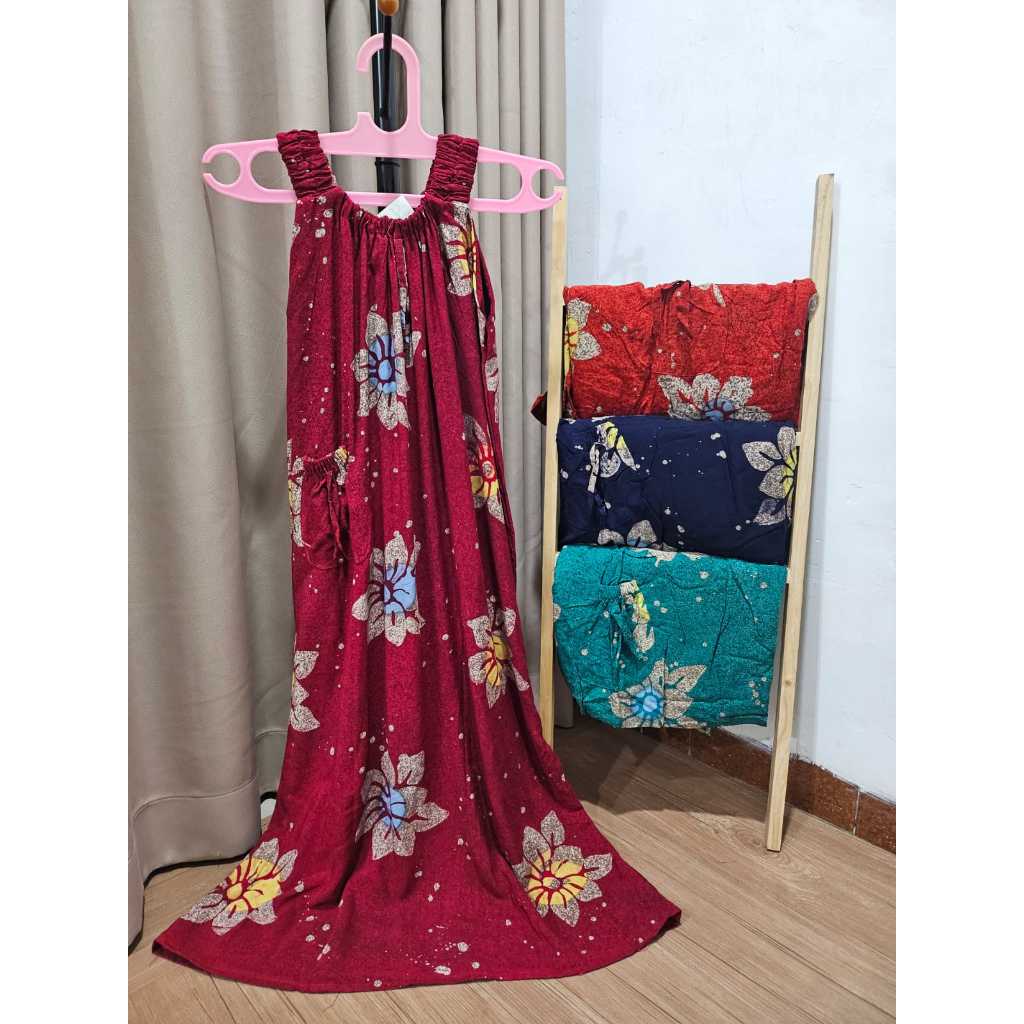 Daster Jumbo LD120 Cempaka / Daster Long Dress Kekinian