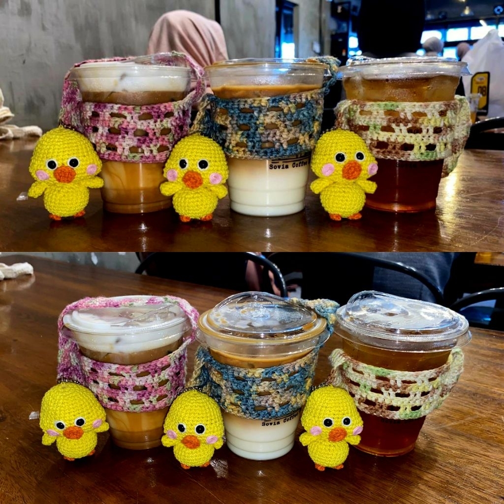 Crochet Cup Holder/ Cup Sleeve