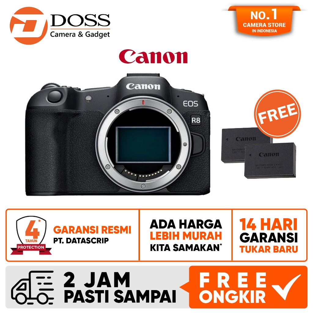 Canon EOS R8 Body Only Mirrorless Camera EOS R 8