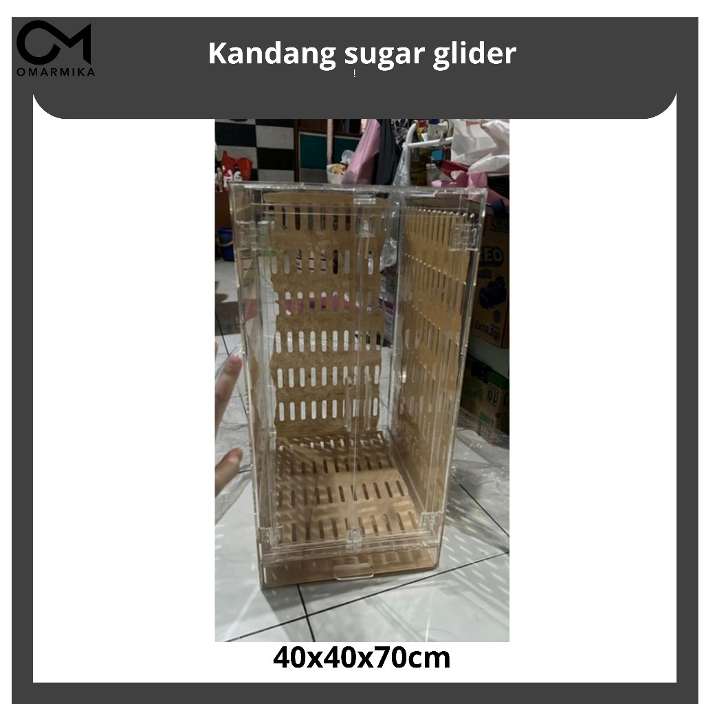 Kandang sugar glider 40x40x70cm =