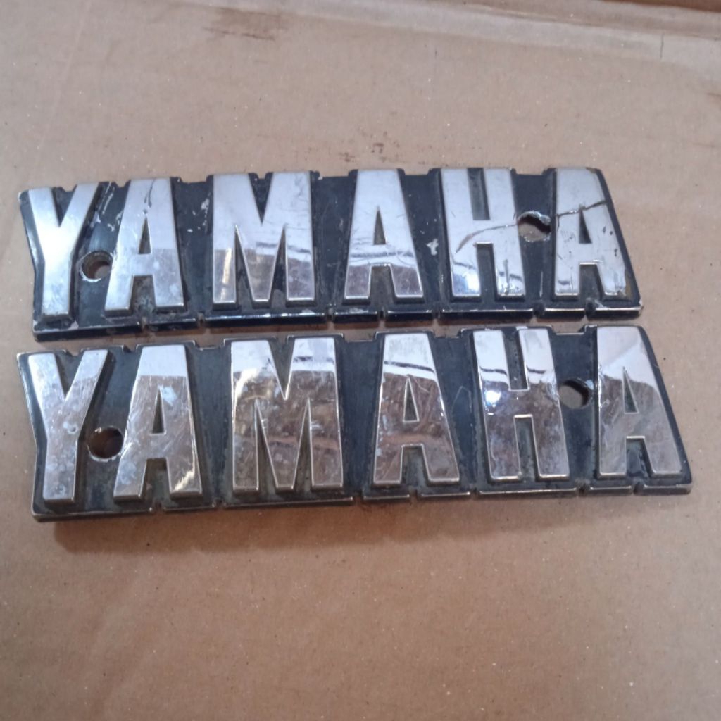 Emblem Logo Cover TutupTengki Ori Original Yamaha L2 Super L2Super L2Sn Rx100 Rx 100 S Rxs Spesial S