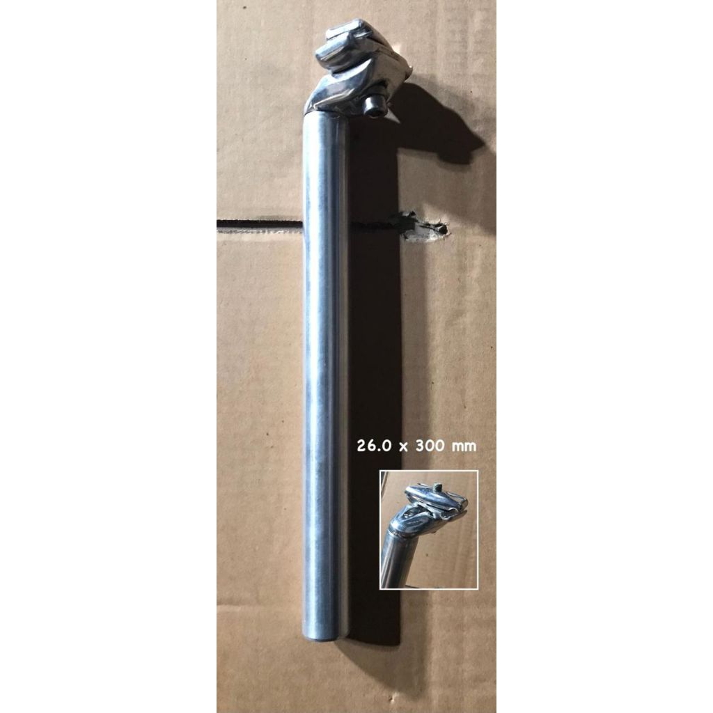 SEATPOST 26.0 SILVER ALOY VINTAGE NOS