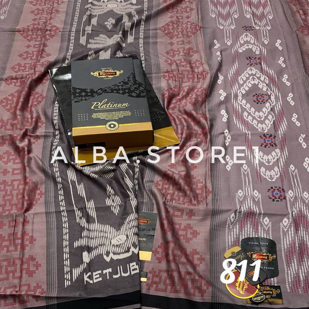 SARUNG KETJUBUNG PLATINUM GOLD ORI/Grosir Sarung/Sarung Ketjubung Murah Platinum Grade Gold Agen Sar