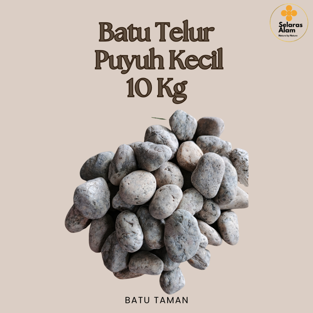 BATU TAMAN KORAL TELUR PUYUH 10 KG/ BATU TAMAN TELUR PUYUH