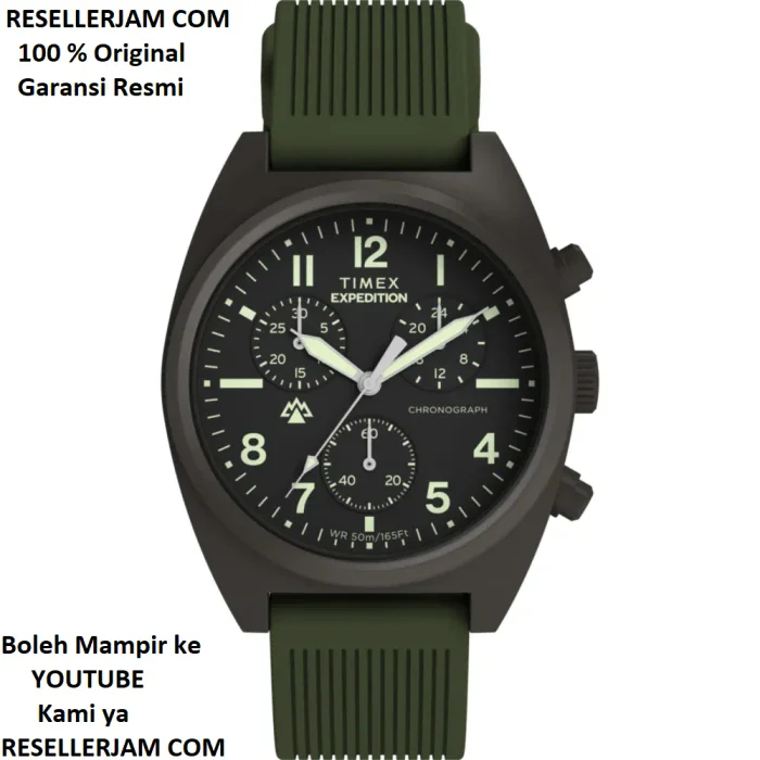 Jam Tangan Timex TW2Y61100 Expedition Capstone Chronograph Original Garansi Resmi