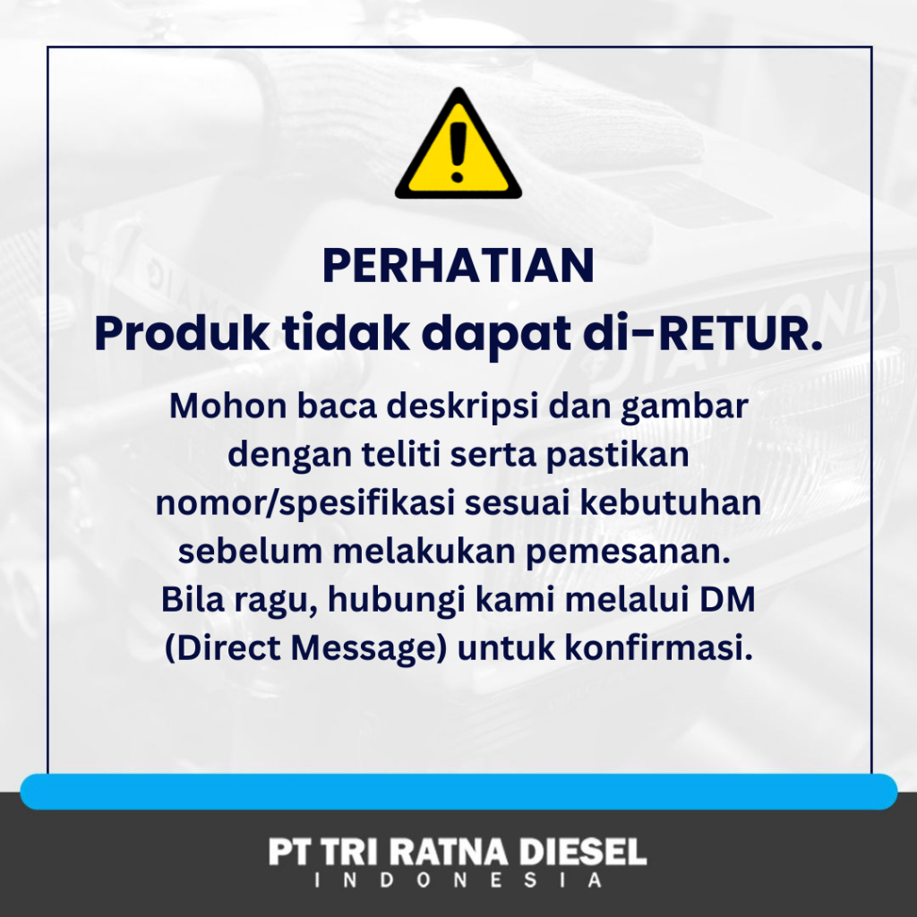 Tutup Gear Case Cover Mesin Diesel Diamond Original