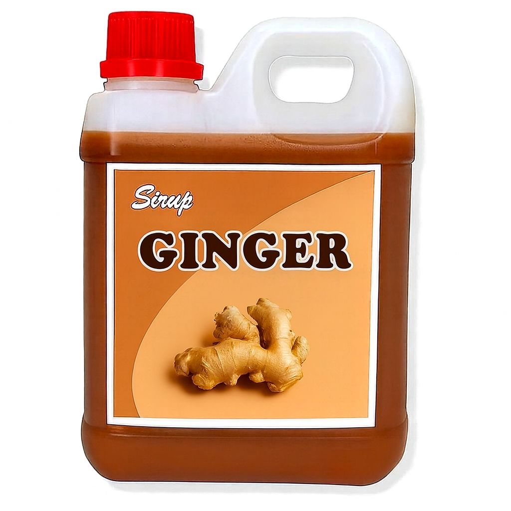 Sirup rasa jahe gula asli
