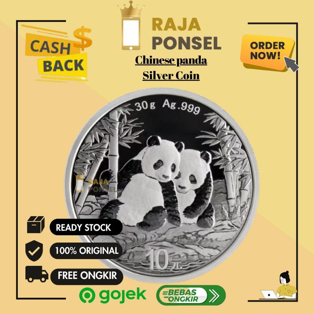 Chinese Panda Koin Perak [2020 - 2026] - Fine Silver 30 gr