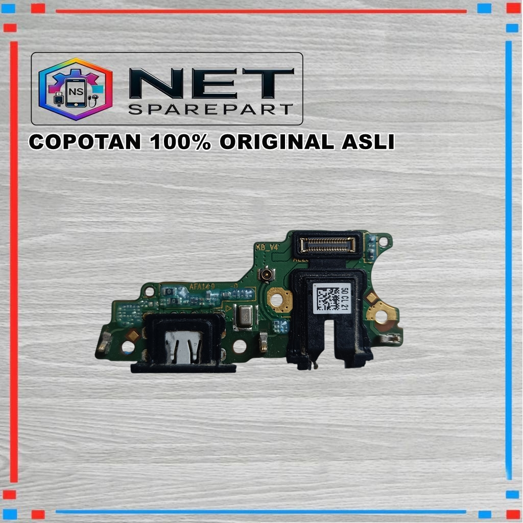 PAPAN PCB KONEKTOR CAS OPPO A31 CPH2015 ORIGINAL COPOTAN