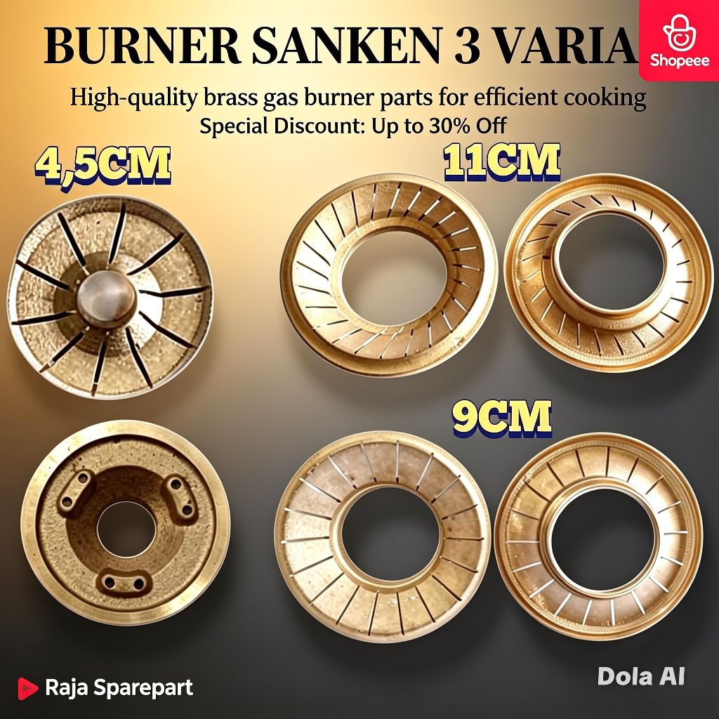 Burner Sanken Kuningan, Burner Kompor Sanken, Kuningan Kompor Sanken, Burner Sanken Besar, Burner Sa