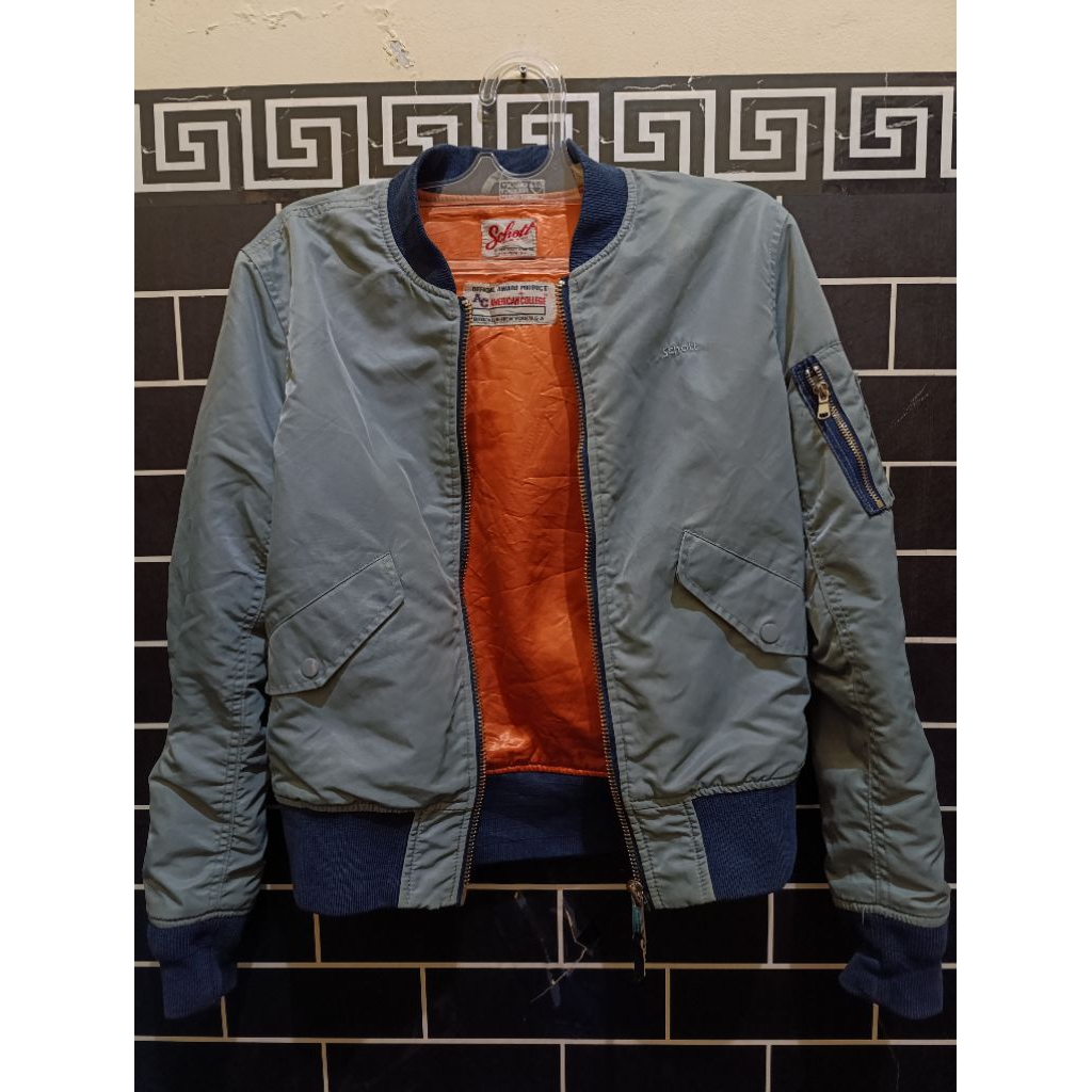 JAKET BOMBER SCHOTT TEBAL