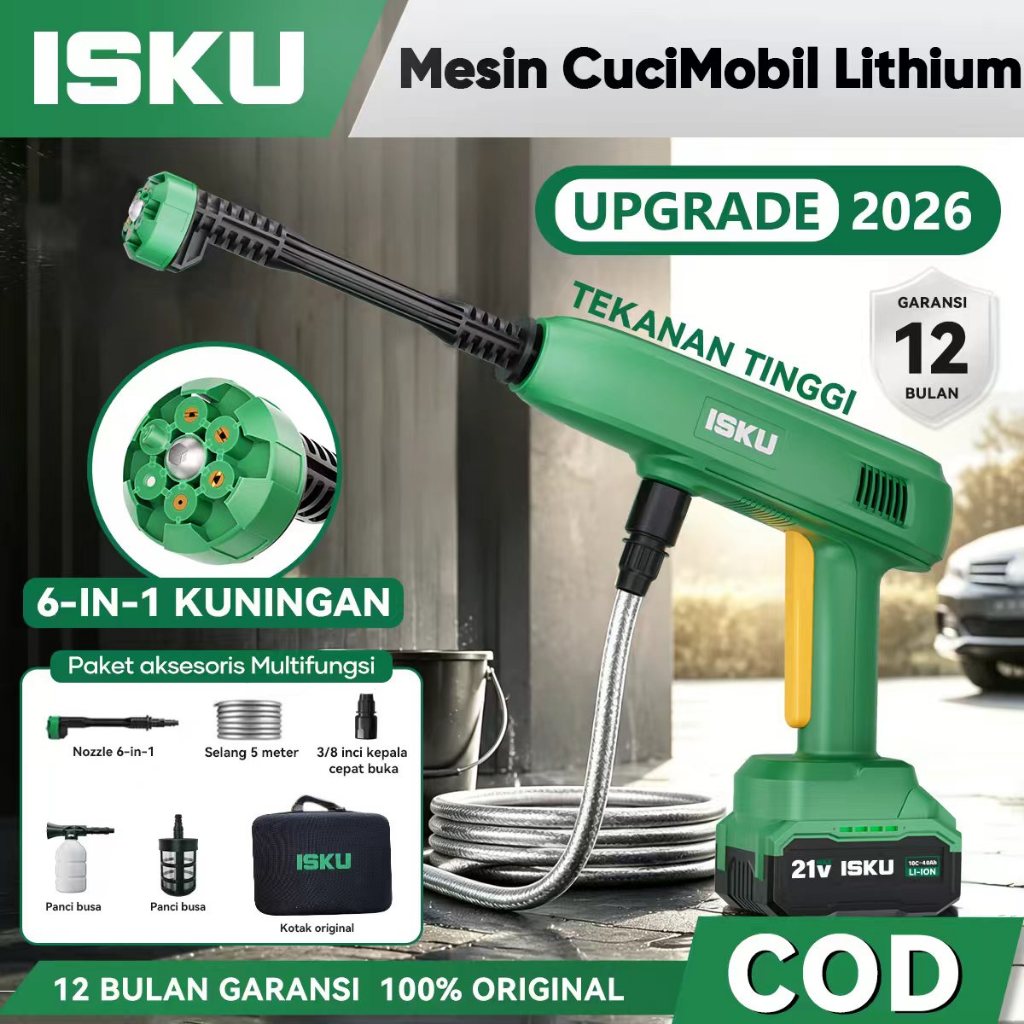 ISKU Cuci Mobil Jet Cleaner Mesin Peralatan Mesin Cuci Mobil Jet Cleaner Mobil Pompa Mesin Portable 