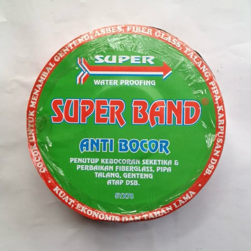 SUPER BAND ANTI BOCOR WATERPROOFING TAPE / SPANDECK / ASBES / GENTENG / PVC