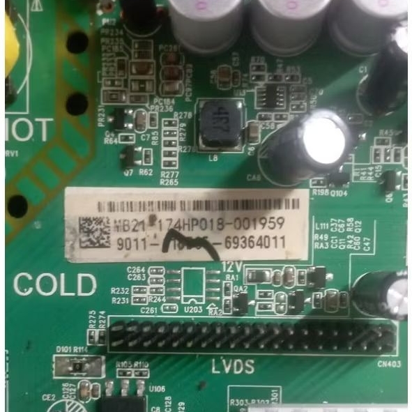 mainboard tv led samsung 43 inc