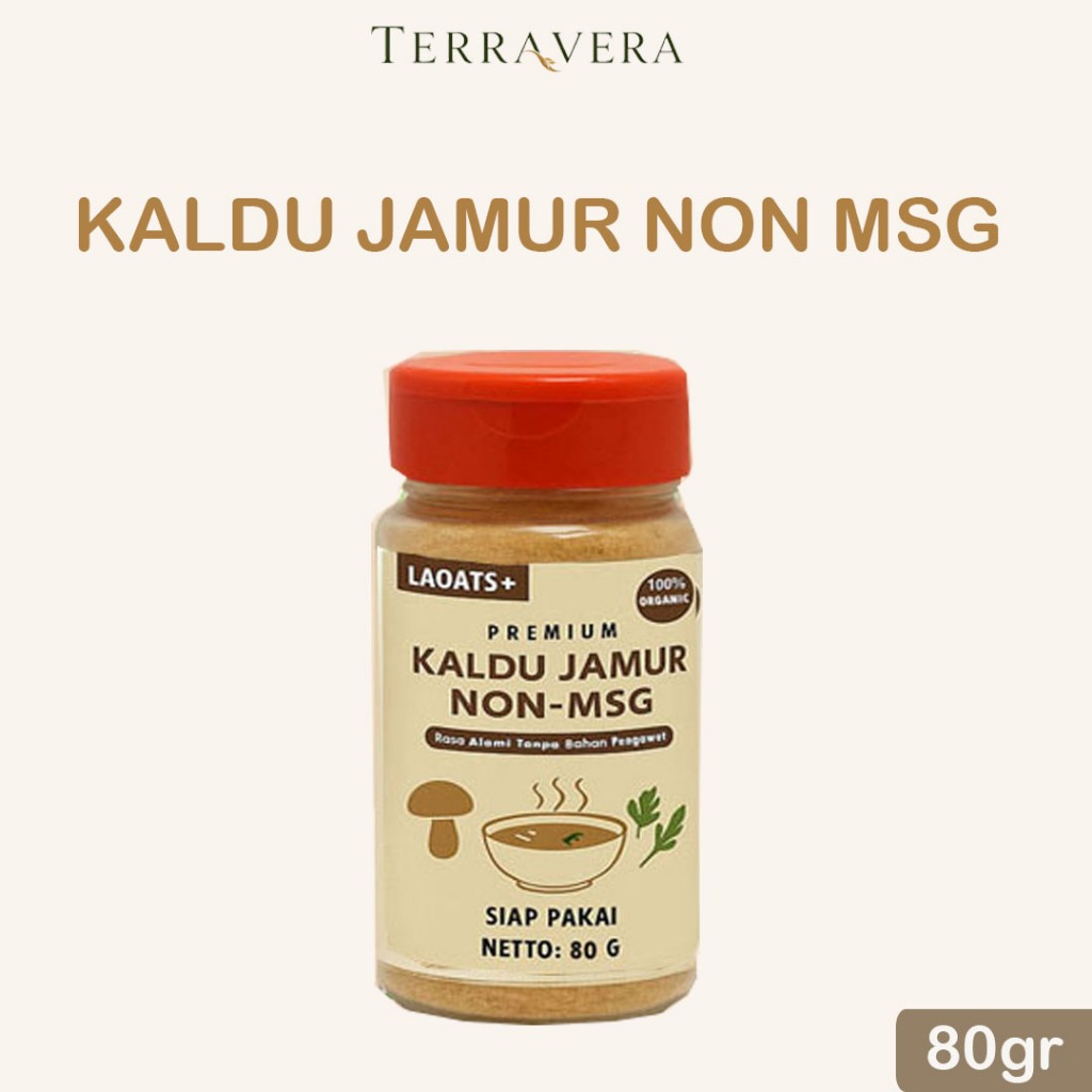 Laoats Kaldu Jamur MPASI Non MSG  Aman untuk Bayi hingga Lansia 80g