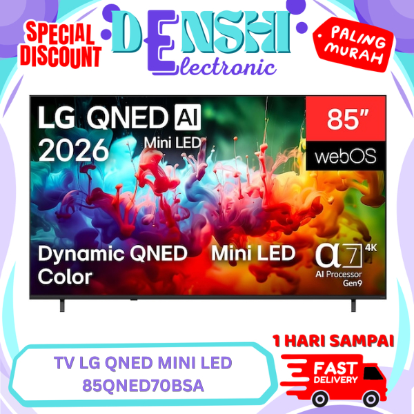 LG 85QNED70BSA QNED AI Mini LED 4K Smart TV 85 Inch - 85QNED70 / 85QNED