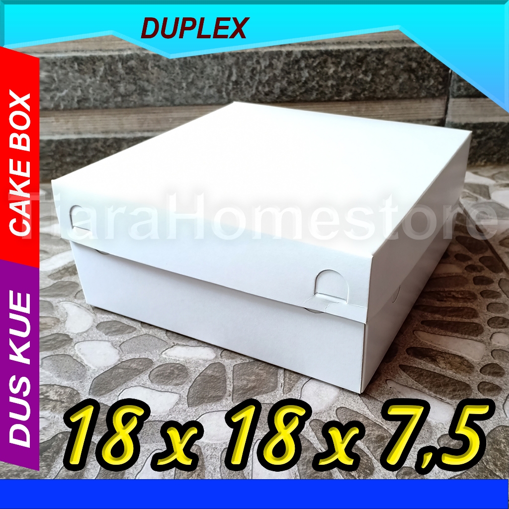 Dus 18x18 cm / Box 18x18x7,5 cm / box / dus / dus makanan / box nasi