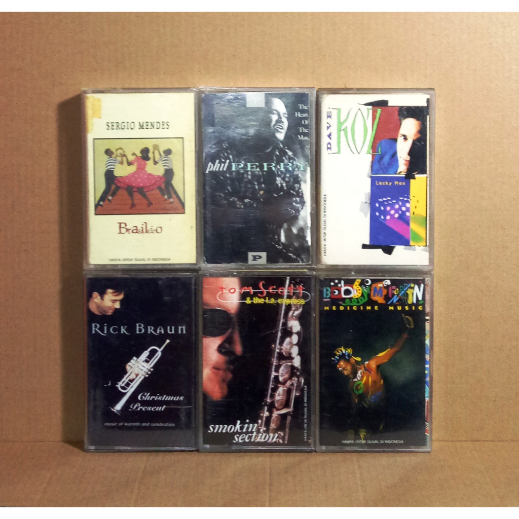 OBRAL KASET JAZZ BARAT - PAKET 54 KASET