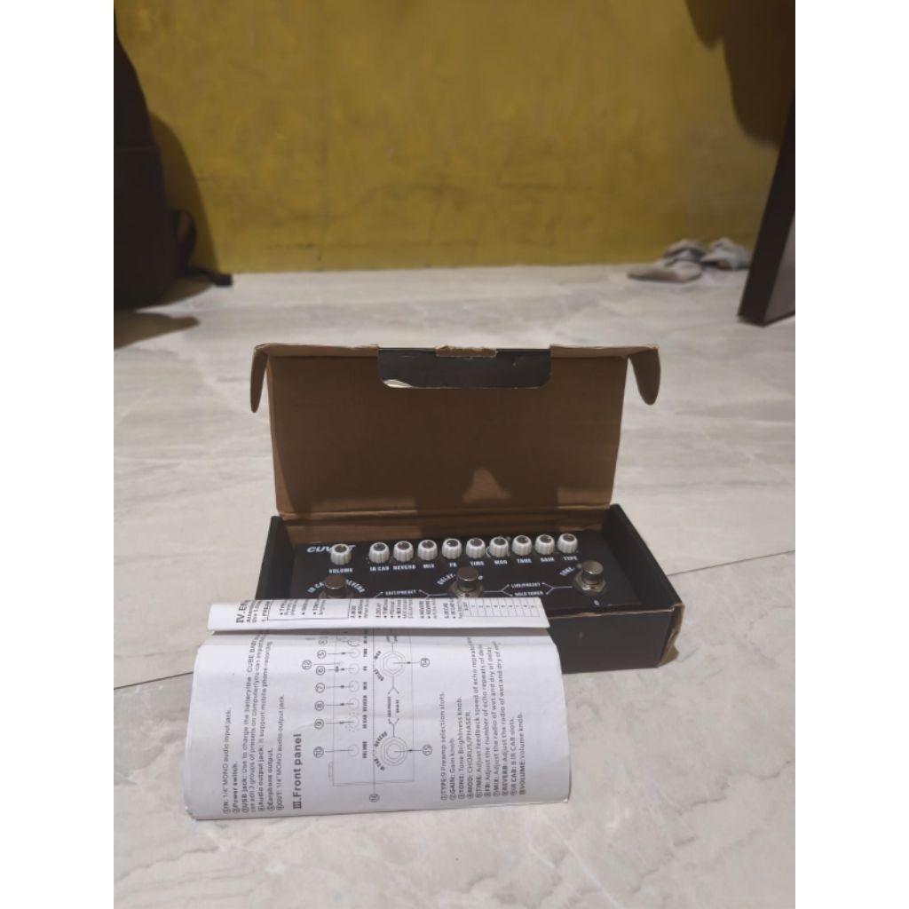 [baca desc] Jual Efek Gitar Second: CUVAVE CUBE BABY Pedal Efek Gitar Elektrik Multifungsi Portable