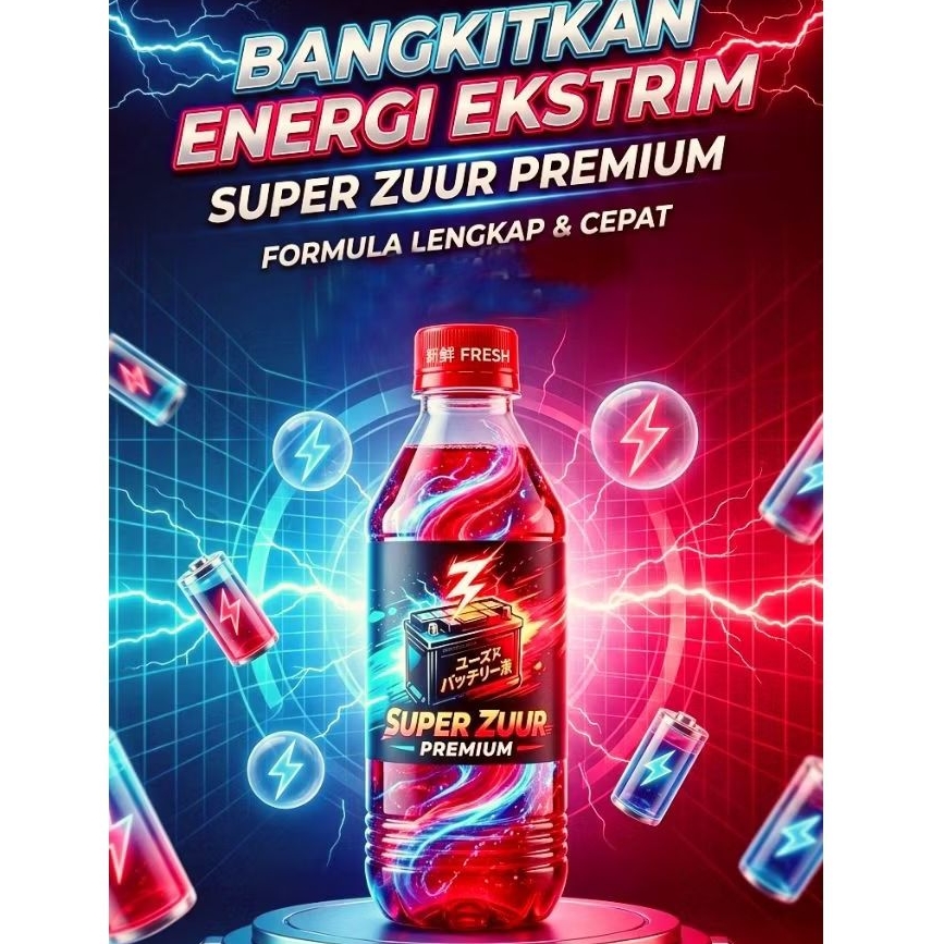SUPER ZUUR AIR AKI PREMIUM 400ML - CAIRAN GEL AKI ASLI ( BUKAN OPLOSAN)