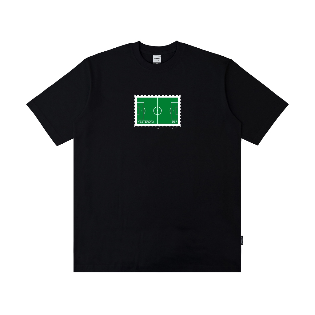 Yesterday – Baju Kaos Distro Pria Original T-Shirt Pria Cowok Keren Hitam Football