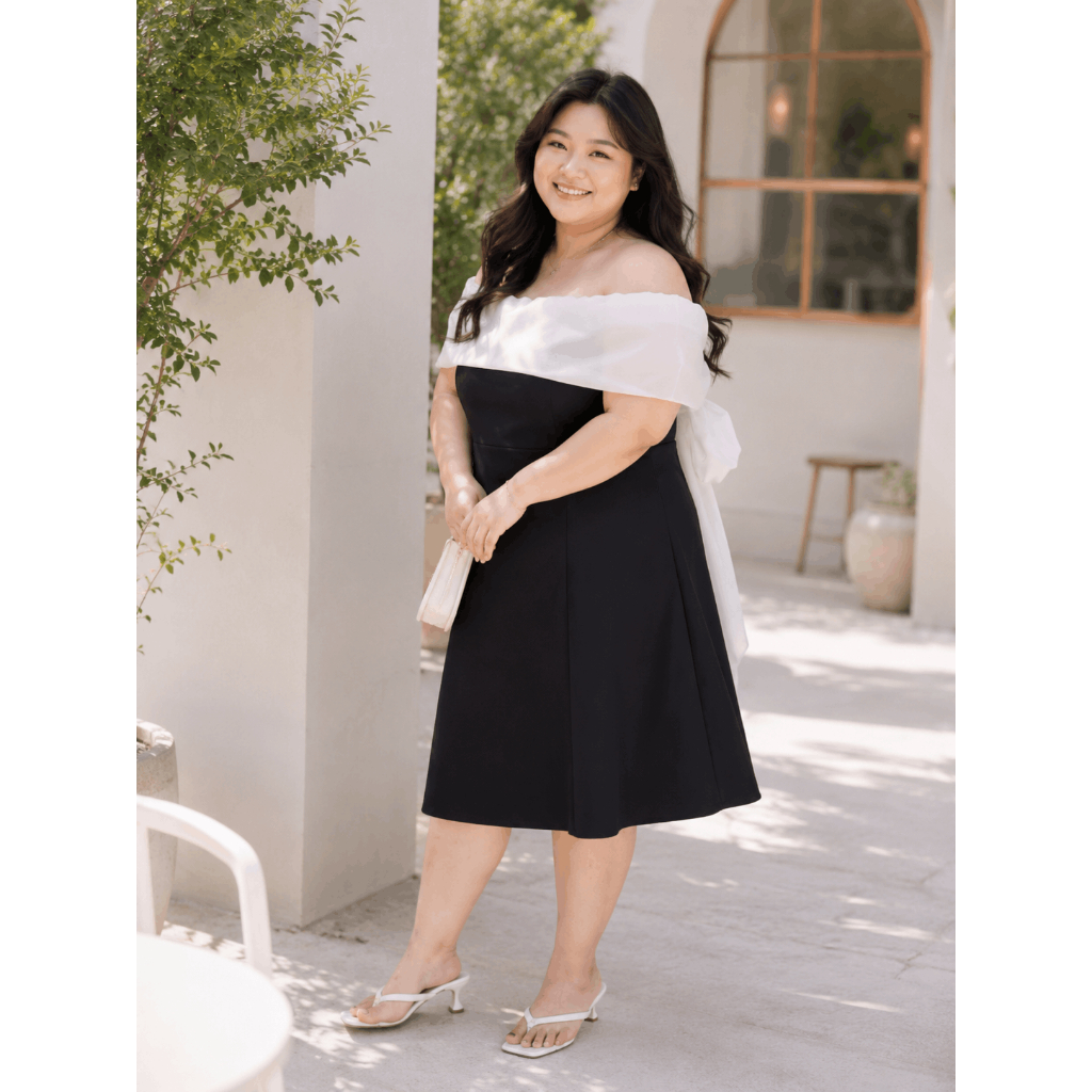 Bigsissy - Alena Dress Bigsize | Dress Scuba Jumbo Bigsize | Mini Dress Scuba Jumbo Bigsize