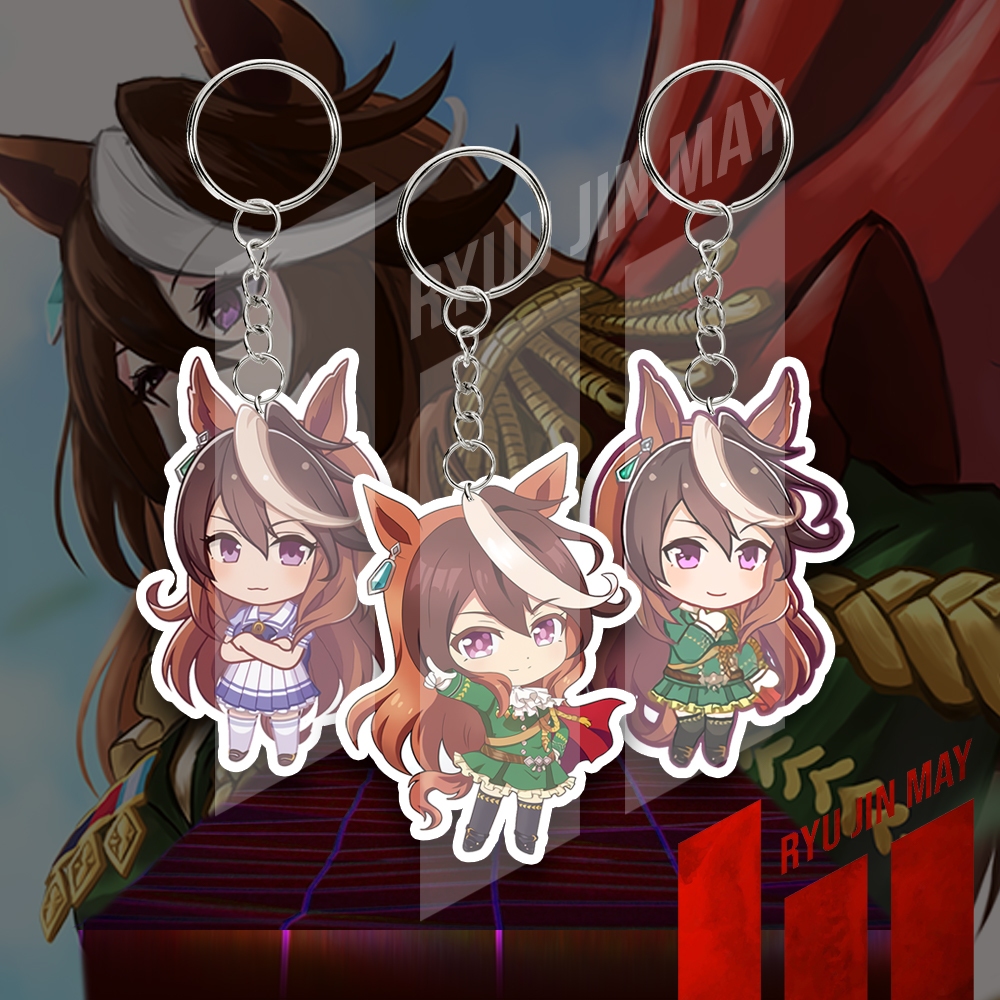 Gantungan Kunci / Keychain / Gantungan HP - Uma Musume - Symboli Rudolf