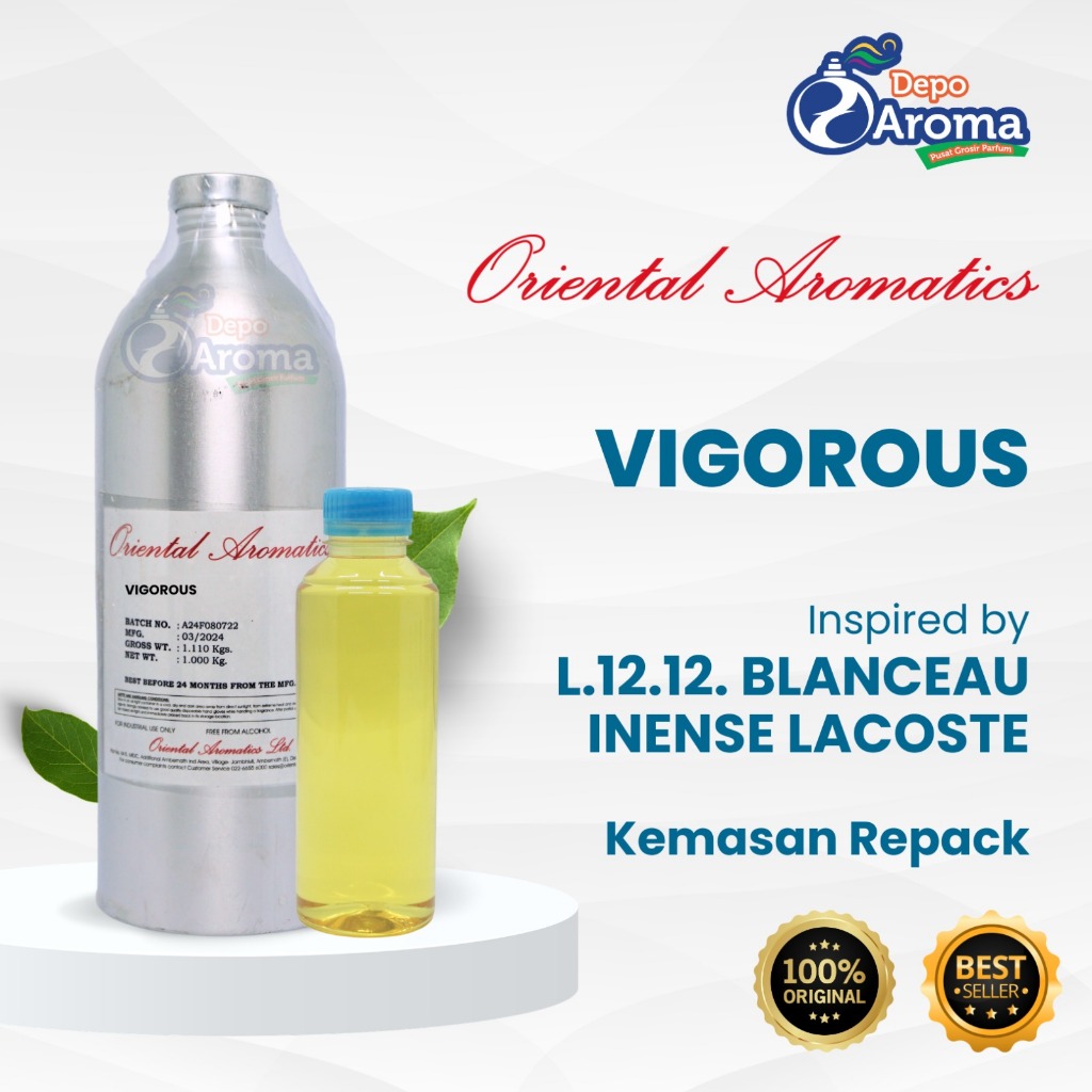 PARFUM BIBIT MURNI - VIGOROUS - REPACKING - ORIENTAL AROMATICS